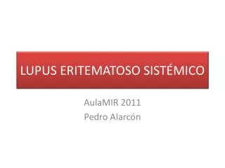 lupus eritematoso sist mico