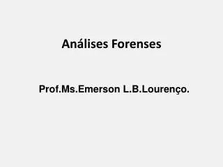 an lises forenses