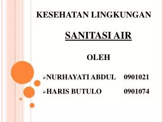 kesehatan lingkungan