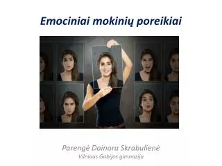 emociniai mokini poreikiai