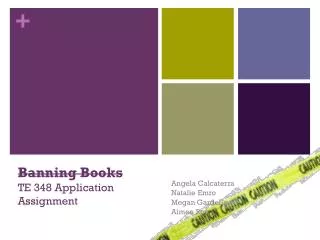 banning books te 348 application assignment