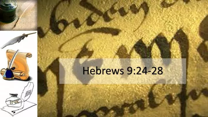 hebrews 9 24 28