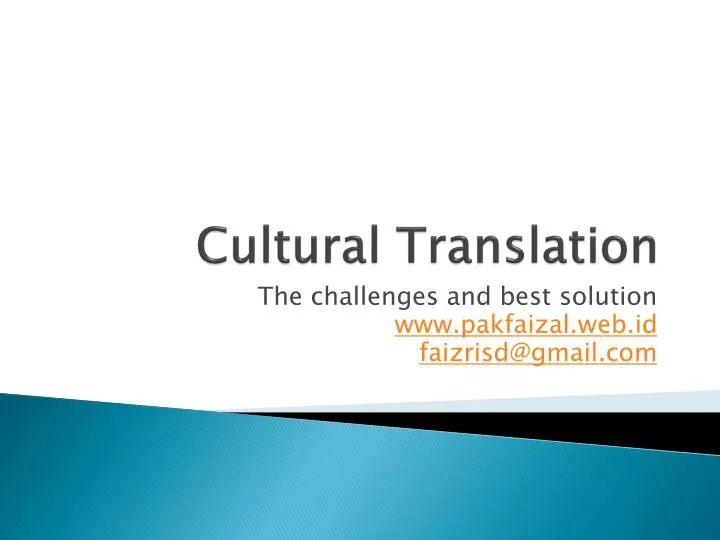 cultural translation