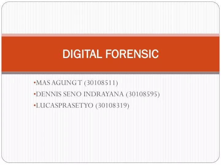 digital forensic