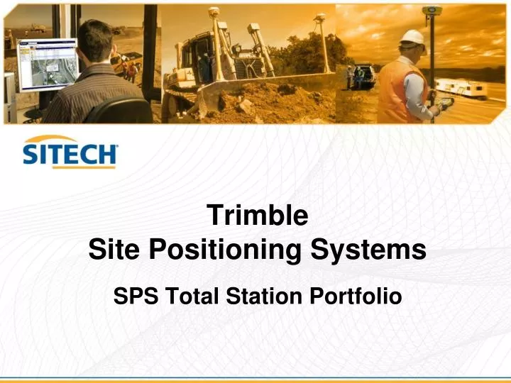trimble site positioning systems
