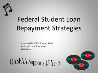 Federal Student Loan Repayment Strategies