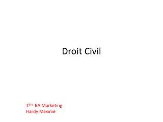 droit civil
