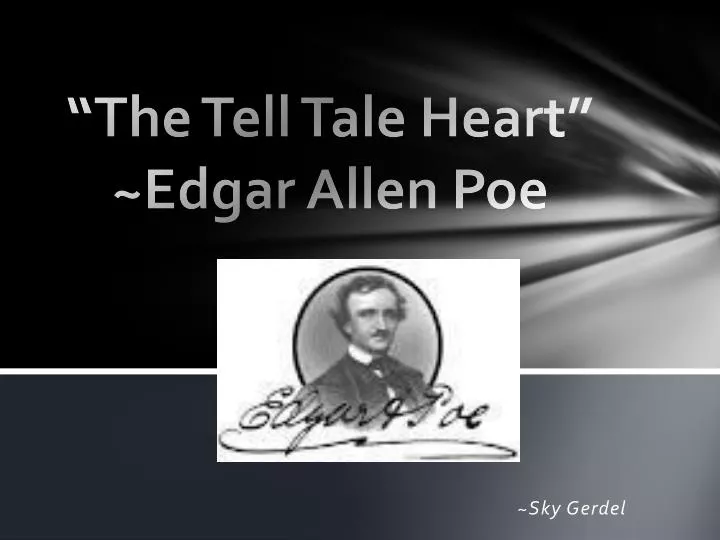 the tell tale heart edgar allen poe