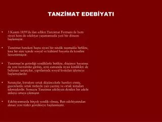 tanz mat edeb yati