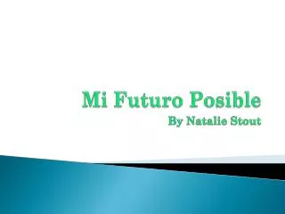 mi futuro posible