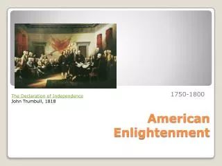 American Enlightenment