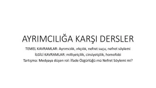 ayrimcili a kar i dersler