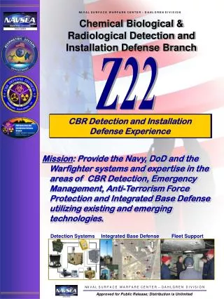 Chemical Biological &amp; Radiological Detection and Installation Defense Branch