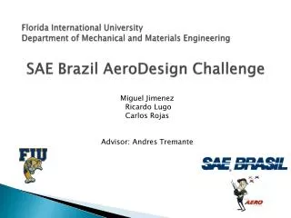 SAE Brazil AeroDesign Challenge