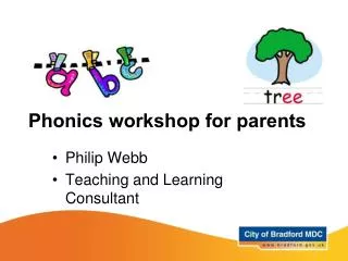 Phonics workshop for parents