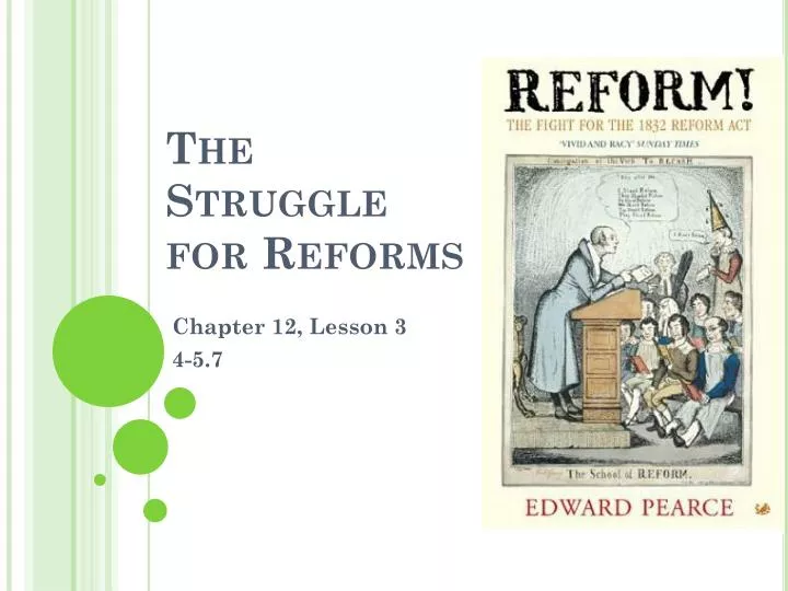 the struggle for reforms