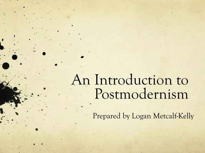 an introduction to postmodernism