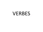 VERBES - slide 1