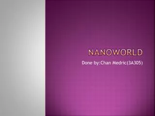 Nanoworld