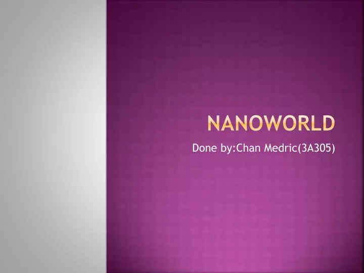 nanoworld