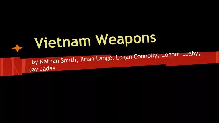 vietnam weapons