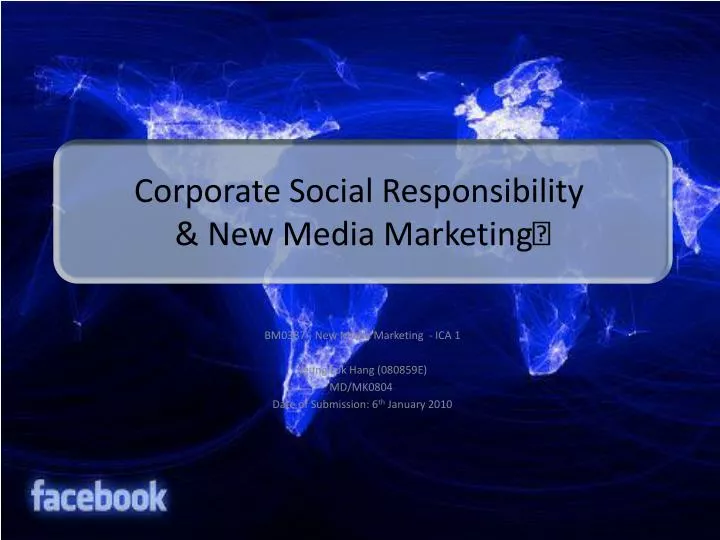 corporate social r esponsibility new media marketing