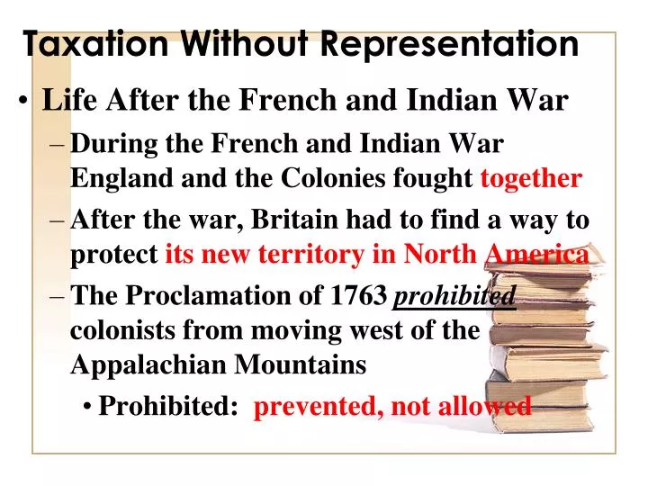 taxation without representation