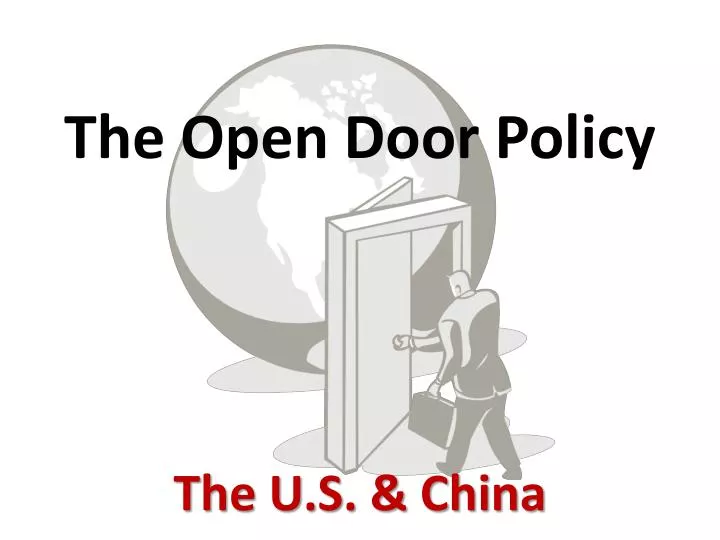 the open door policy