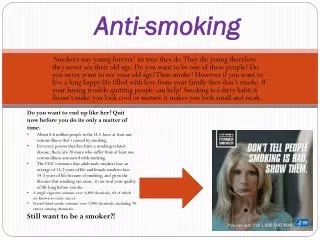 Anti-smoking
