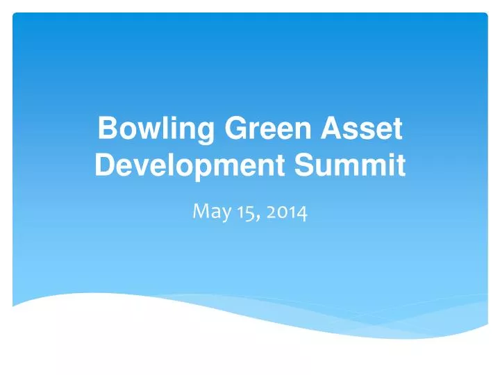 bowling green asset development summit