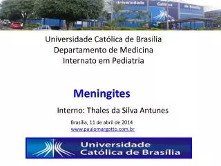 universidade cat lica de bras lia departamento de medicina internato em pediatria