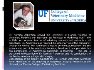 Norman Ackerman Memorial Radiography Case Challenge
