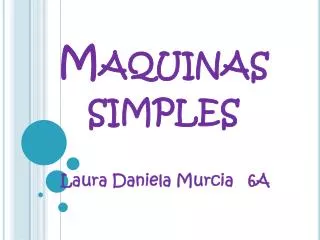 maquinas simples