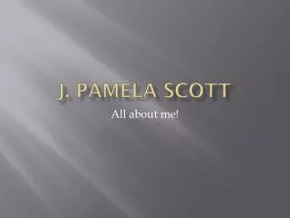 J. Pamela Scott