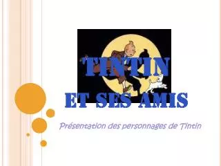 tintin et ses amis