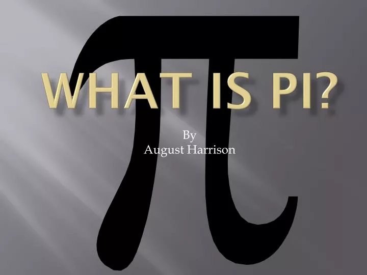 what is pi