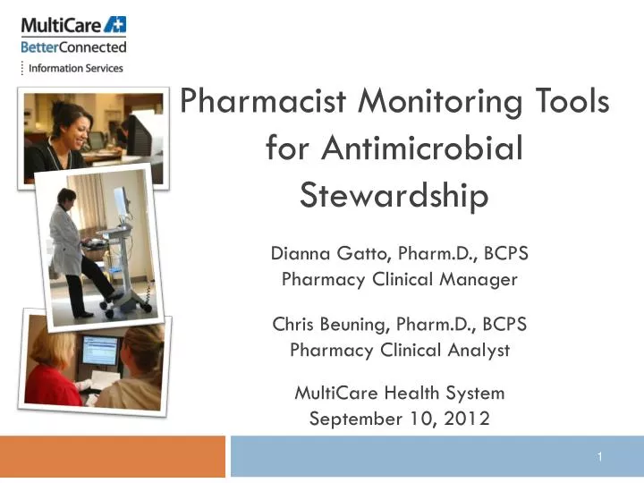 pharmacist monitoring tools for antimicrobial stewardship
