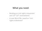 What you need: - slide 1