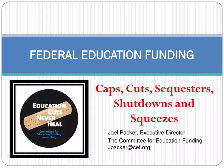 federal education funding