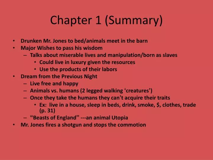 chapter 1 summary