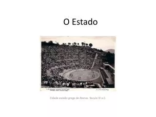 o estado