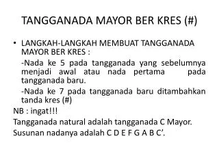 tangganada mayor ber kres