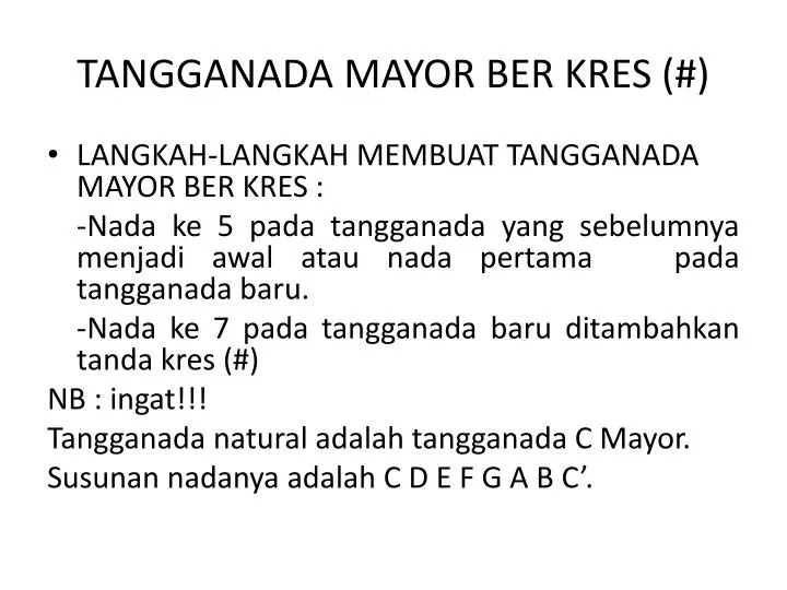 tangganada mayor ber kres