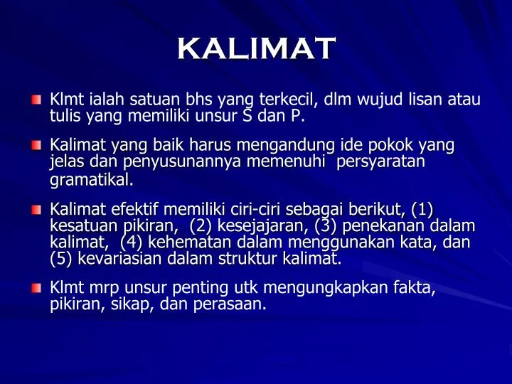 kalimat