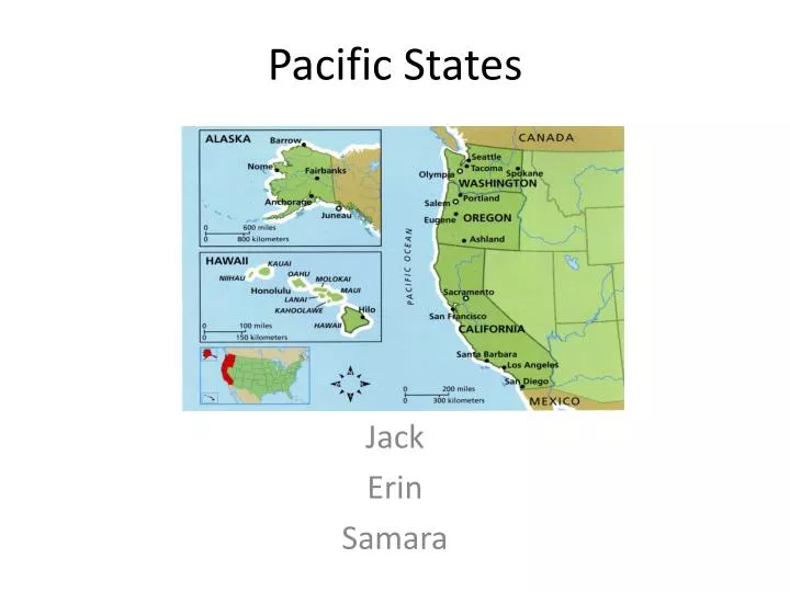 pacific states