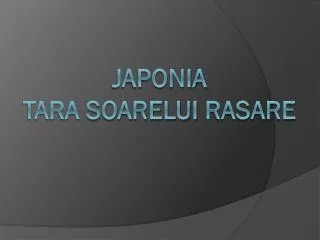 japonia tara soarelui rasare