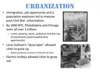 urbanization