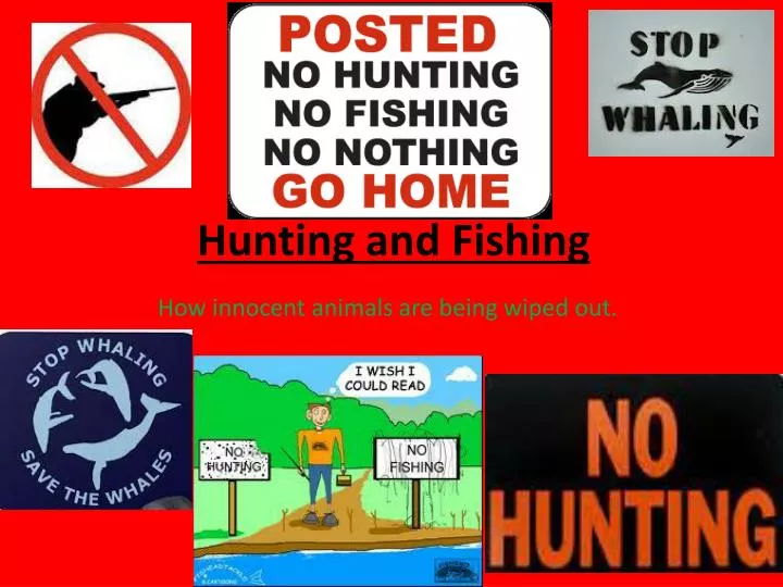 hunting and fishing