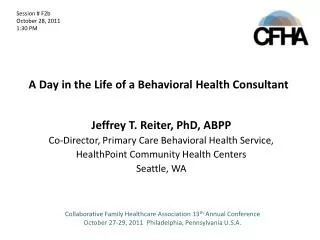 A Day in the Life of a Behavioral Health Consultant