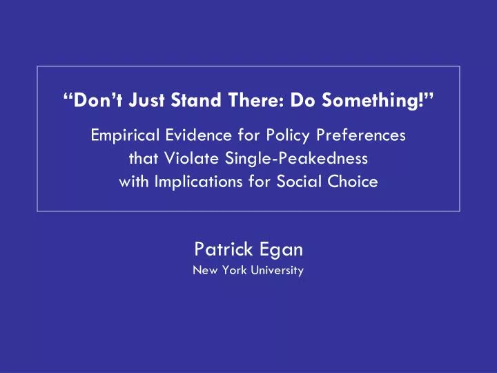 patrick egan new york university